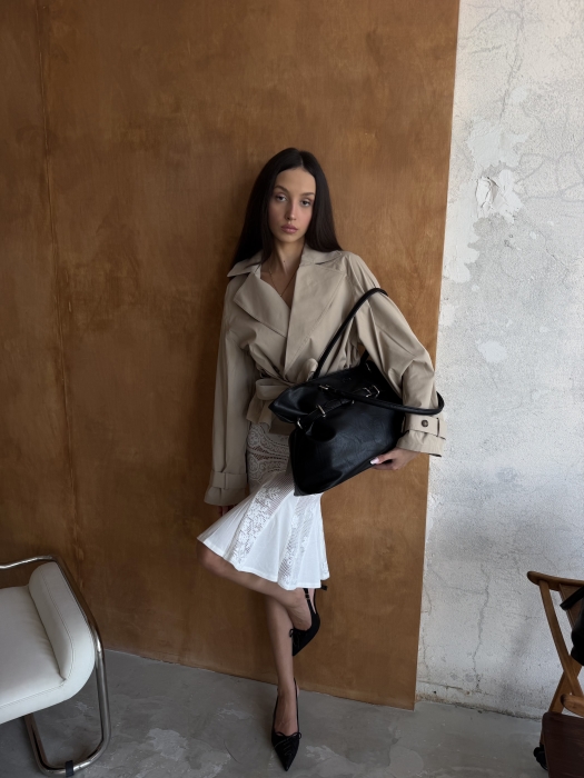 VALENTINA BAG IN SILVER