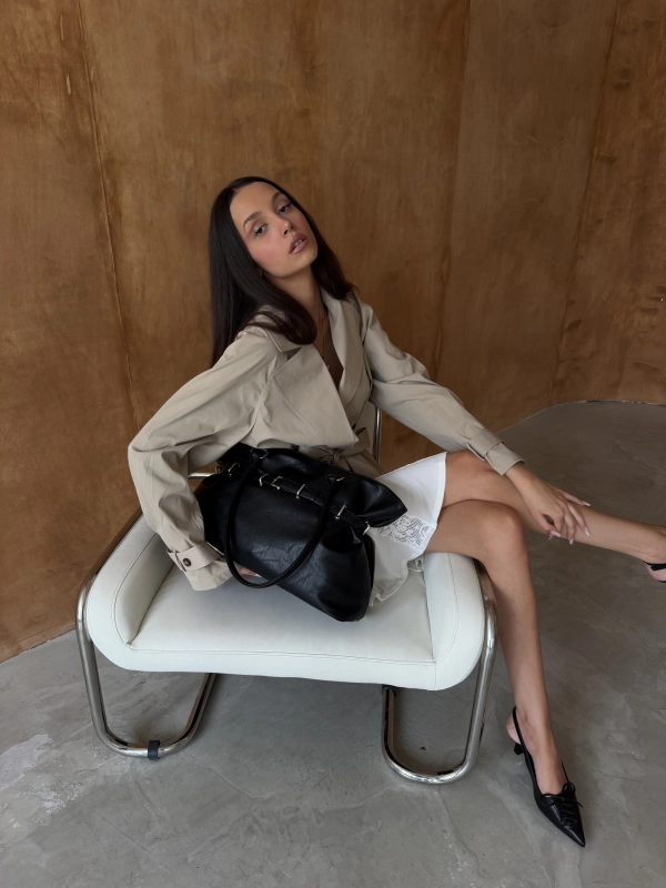 VALENTINA BAG IN SILVER